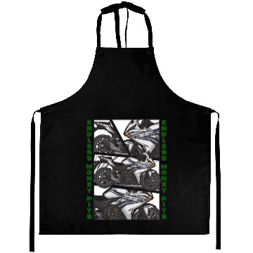 Discover Street Bike Graphic Aprons