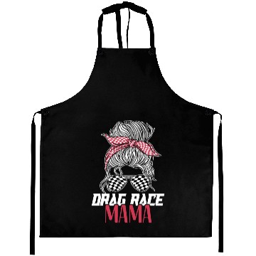 Discover Drag Race Racing Sunglasses Mom Aprons