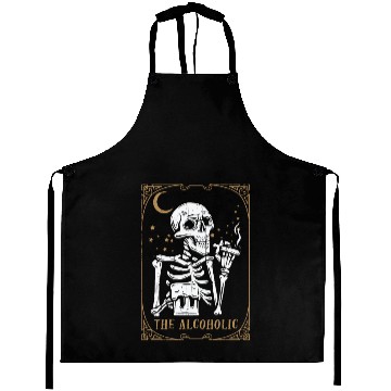 Discover Tarot Card Occult Club Gothic Vice Drinker Alcohol Aprons