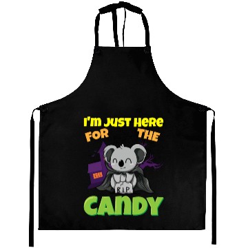 Discover I'm Just Here For The Candy Scary Halloween Beast Aprons