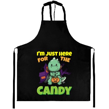 Discover I'm Just Here For The Candy Scary Halloween Beast Aprons