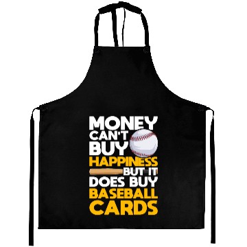 Discover Baseball Cards Collector Happiness Aprons