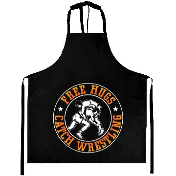 Discover Catch Wrestling Free Hugs Fight Grappling Wrestler Aprons
