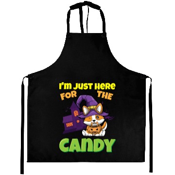 Discover I'm Just Here For The Candy Scary Halloween Beast Aprons