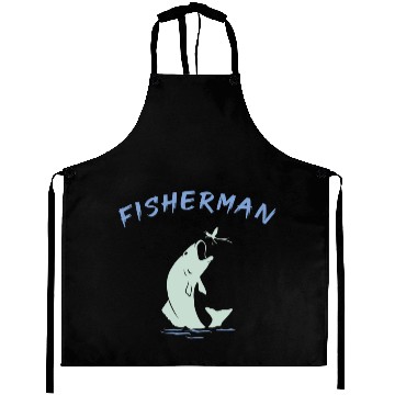 Discover Fishing Dad Aprons