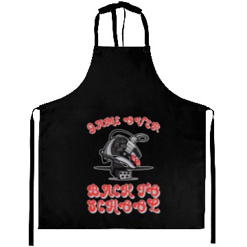 Discover Game Over Back To School Aprons