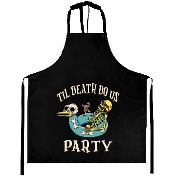 Discover Til Death Do Us Party Bridal Bachelorette Matching Aprons