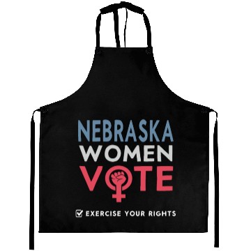 Discover Nebraska Women Vote Voter 2022 Election Feminist Aprons