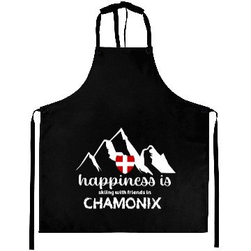 Discover Happiness is skiing with friends in Chamonix Aprons
