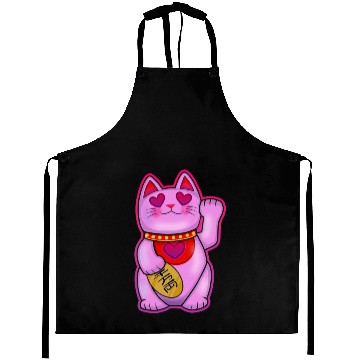 Discover Cute Maneki Neko Romance Cat Aprons