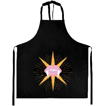 Discover BACK TO SCHOOL HALLOWEN DESIGN SHINING VAMPIRE Aprons