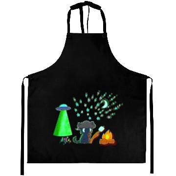 Discover Trick or Treat - Alien Camping Kitten Aprons