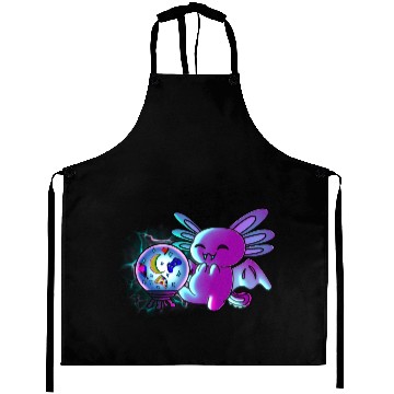 Discover Axolotl Vampire Crystal Ball Aprons