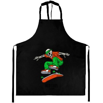 Discover Skating Skull by Wild Linus Germany Aprons