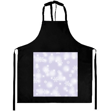 Discover Lavender Snowflakes Pattern Aprons