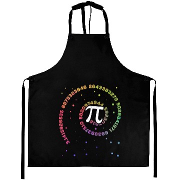 Discover Colorful 3.14 Pi Circle Aprons