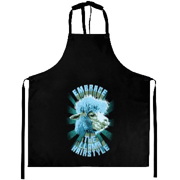 Discover Embrace The Llama Hairstyle Aprons