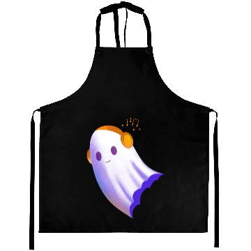Discover A Ghost with headphones Aprons