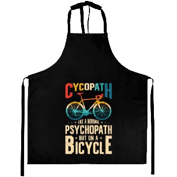 Discover Funny Cycling Riders Cyclist Bicycle Mountain Aprons