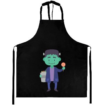 Discover Candy Collector Happy Scary Halloween Vampire Aprons