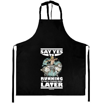 Discover Run jogging sport race training gift Aprons