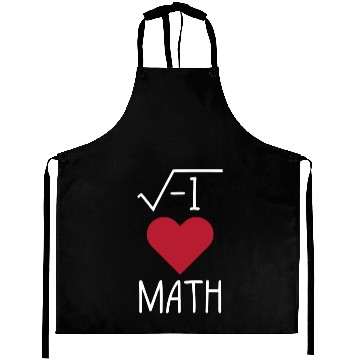 Discover Funny I Love Math Aprons
