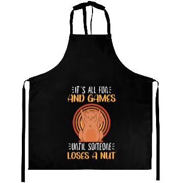 Discover Funny Squirrel Fan Squirrel Lover Chipmunk Addict Aprons