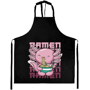 Discover Axolotl Ramen Funny Ramen Lover Gift Aprons