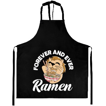 Discover Forever And Ever Ramen Funny Ramen Lover Gift Aprons