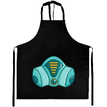 Discover Green Comic Face Protection Nuclear Gas Mask Aprons