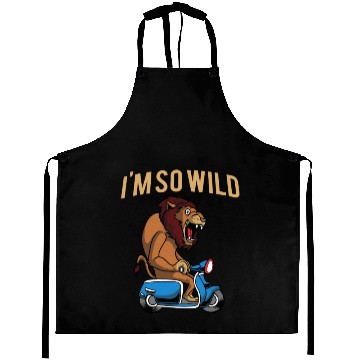 Discover Scooter Bike Scoot Moped I'm So Wild Aprons