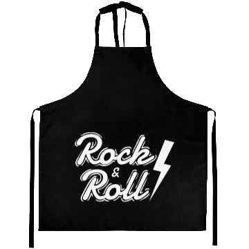 Discover Rock & Roll Music Style Genre Guitar Rock Band Aprons