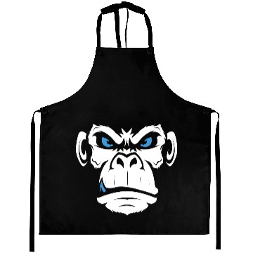 Discover Monkey Head Angry Monkey Face Aprons