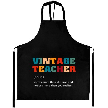 Discover Vintage Teacher Definition Aprons