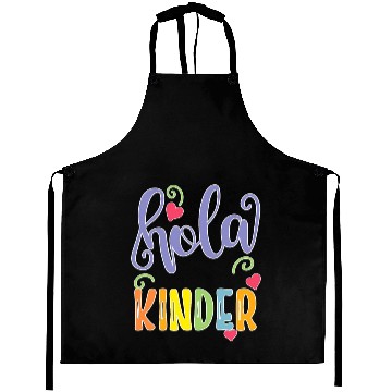 Discover Hola Kinder Spanish Teacher Equipo Aprons