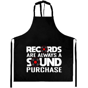 Discover Record Collection Vinyl Collector Joke Aprons