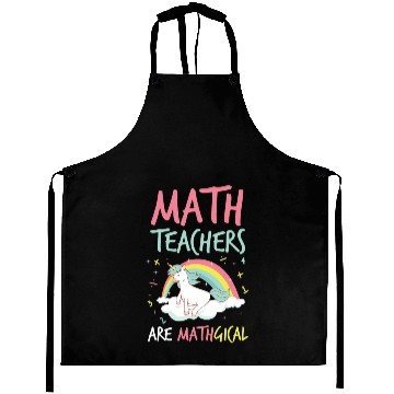 Discover 2Math Teachers Fun Unicorn Mathgical Teaching Gift Aprons