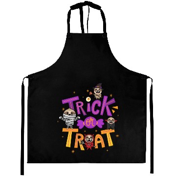 Discover Trick Or Treat Witch Mummy Halloween Aprons