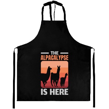 Discover The Alpacalypse Is Here Llama Alpaca Whisperer Aprons