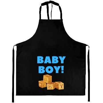 Discover It's A Boy Aprons