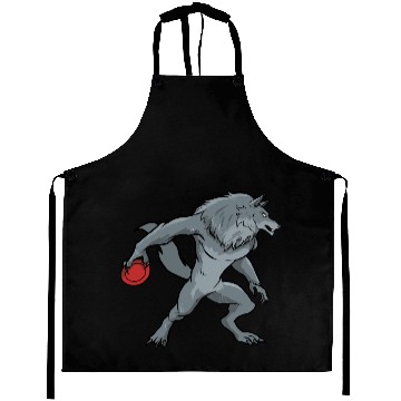 Discover Disc Golf Werewolf Aprons