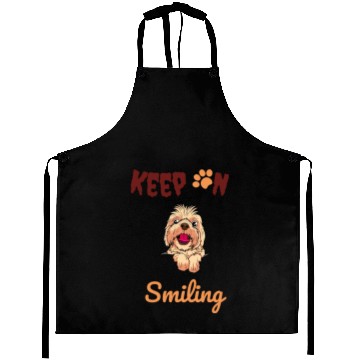 Discover Dog Dads, Dog Mummy, Keep On Smiling Aprons