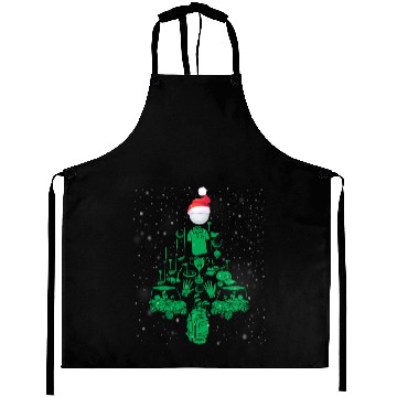 Discover Golfing Christmas Tree Aprons
