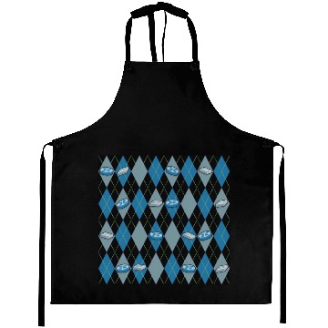 Discover Networking Argyle Pattern Aprons