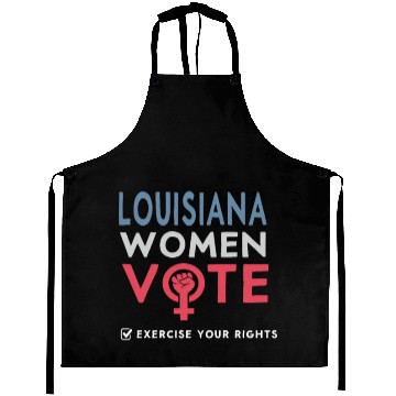 Discover Louisiana Women Vote Voter 2022 Election Feminist Aprons