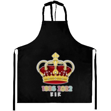 Discover Queen Elizabeth II Royal Coat Emblem Monarch Crown Aprons