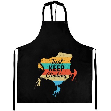 Discover Climbing Mountaineering Climber Mountains Hiking Aprons