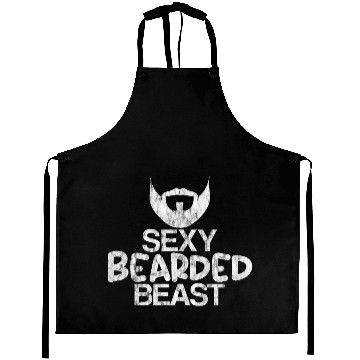 Discover Sexy Bearded Beast 4 Aprons