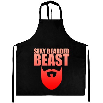 Discover Sexy Bearded Beast 2 Aprons