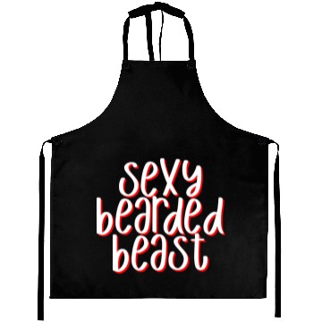 Discover Sexy Bearded Beast 3 Aprons
